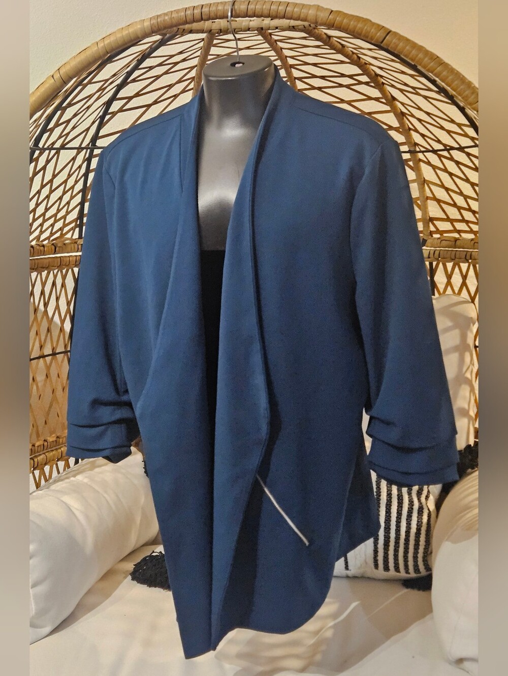 Maurices Open Front Blazer - Teal